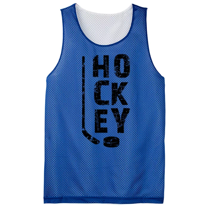 Funny Ice Hockey Gift For Player Mesh Reversible Basketball Jersey Tank