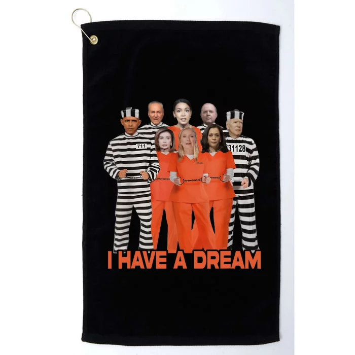 Funny I Have A Dream Platinum Collection Golf Towel