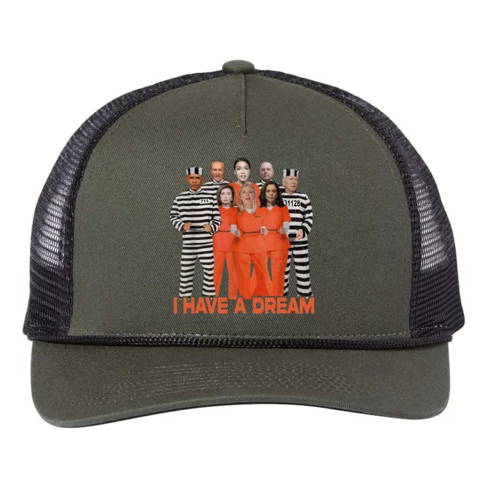 Funny I Have A Dream Retro Rope Trucker Hat Cap