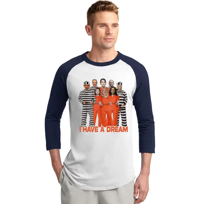 Funny I Have A Dream Baseball Sleeve Shirt