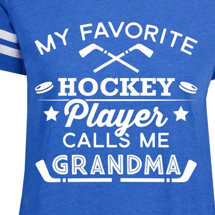 Favorite Ice Hockey Player Gift For Grandma Gift Enza Ladies Jersey Football T-Shirt