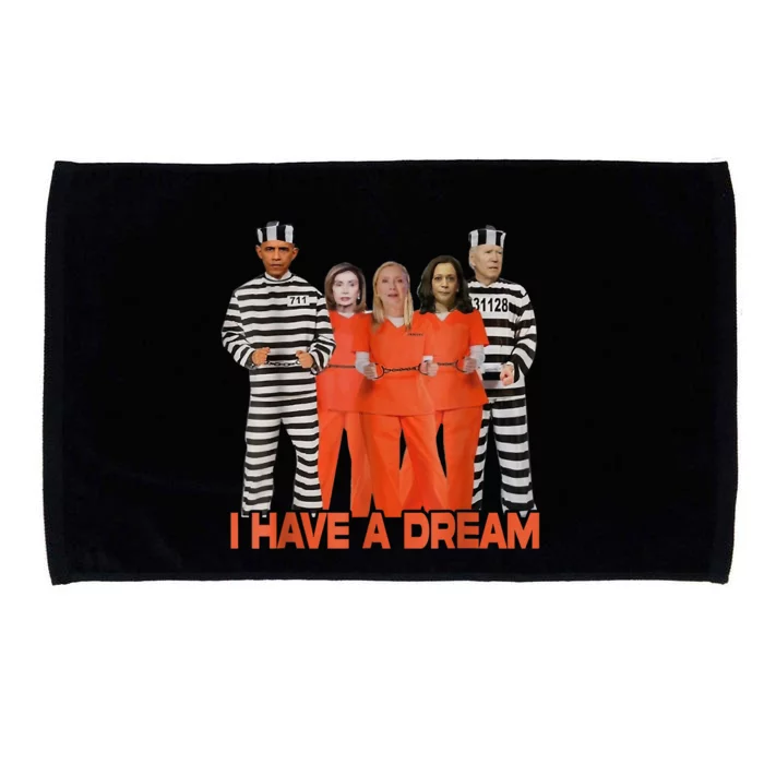 Funny I Have A Dream THE AMERICAN DREAM Microfiber Hand Towel