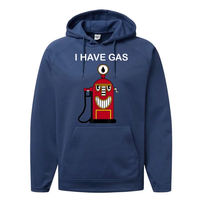 Funny I HAVE GAS Nerd Geek Graphic Toretto Performance Fleece Hoodie