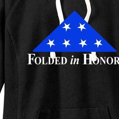 Folded In Honor Women's Fleece Hoodie