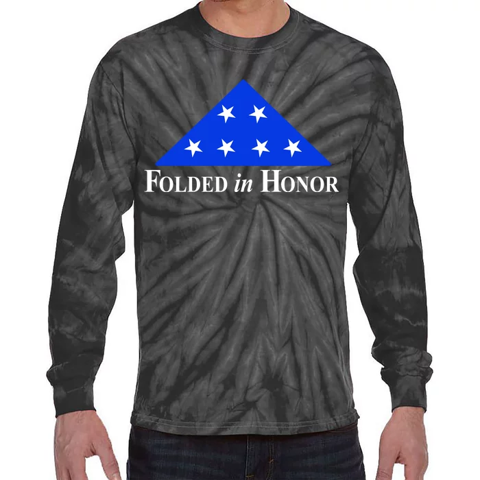 Folded In Honor Tie-Dye Long Sleeve Shirt