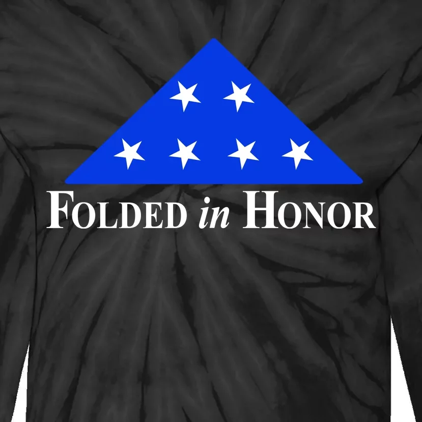 Folded In Honor Tie-Dye Long Sleeve Shirt