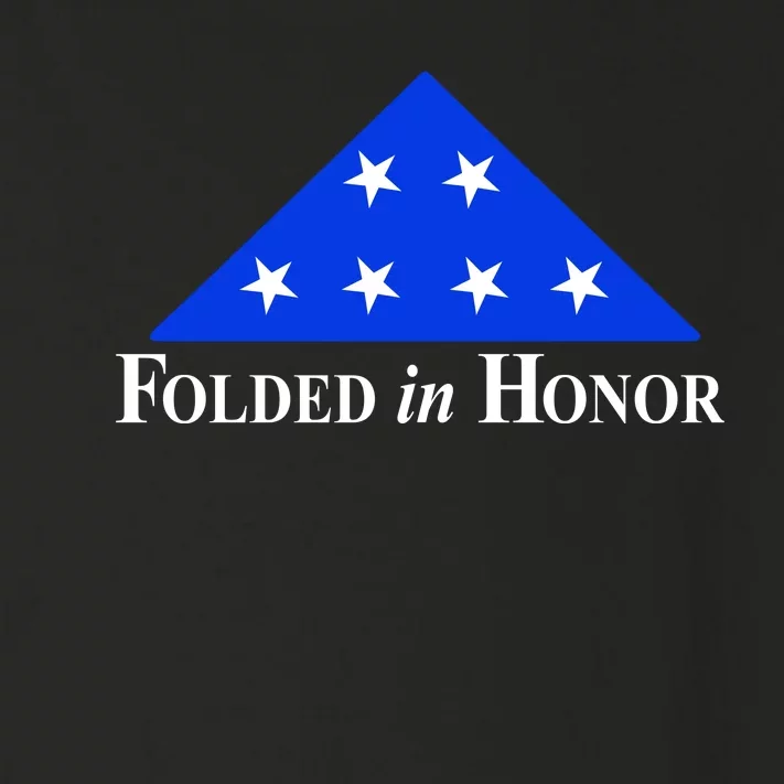 Folded In Honor Toddler Long Sleeve Shirt