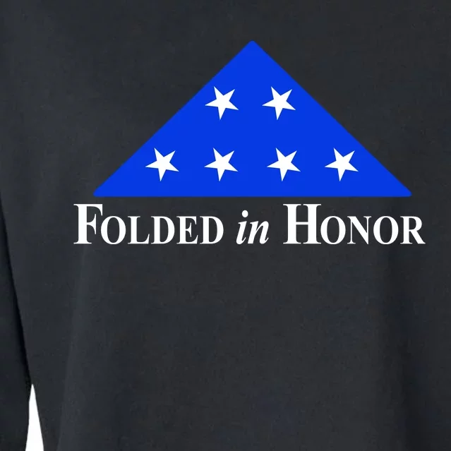 Folded In Honor Cropped Pullover Crew