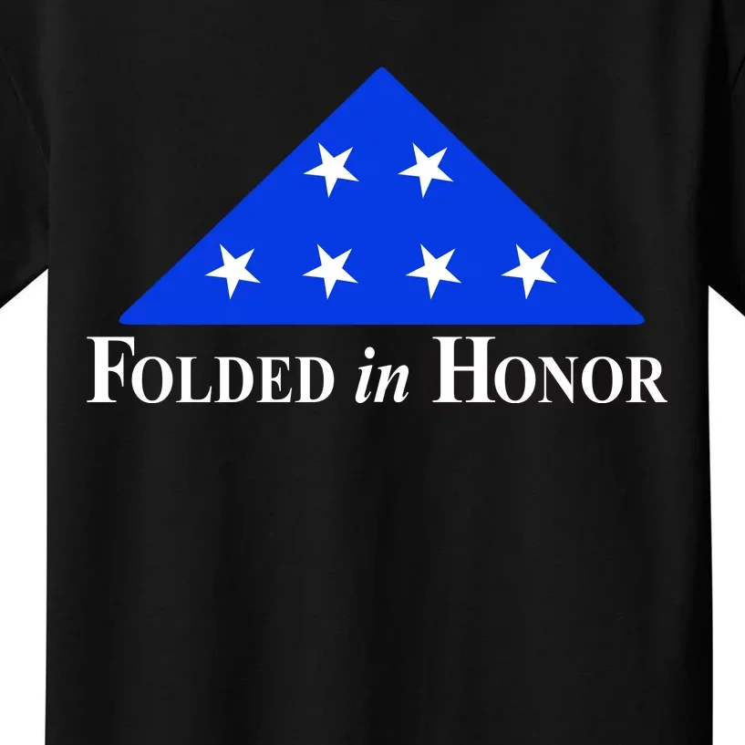 Folded In Honor Kids T-Shirt