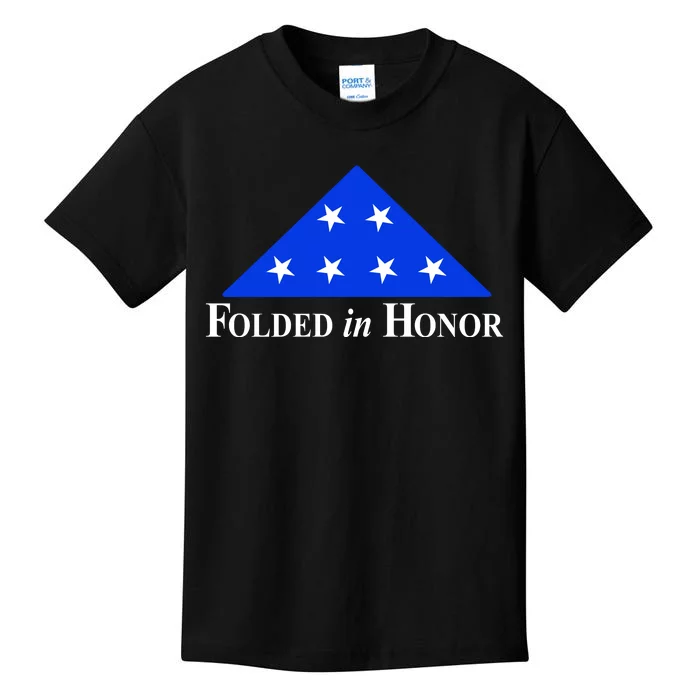 Folded In Honor Kids T-Shirt