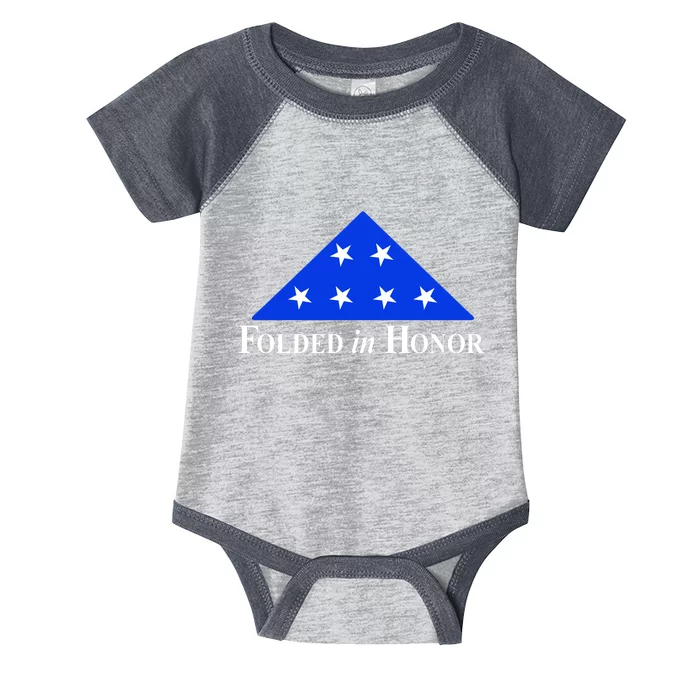 Folded In Honor Infant Baby Jersey Bodysuit