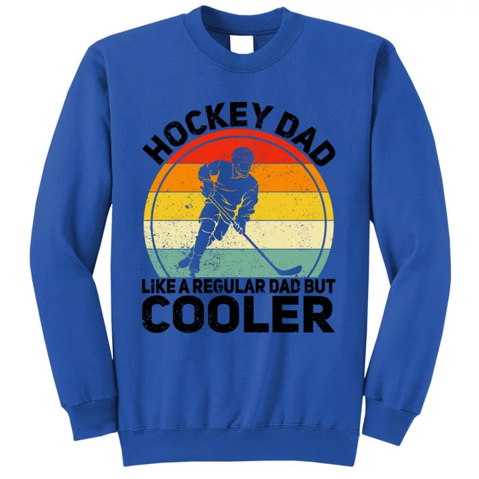 Funny Ice Hockey Dad Retro Novelty For Hockey Player Coach Cute Gift Sweatshirt