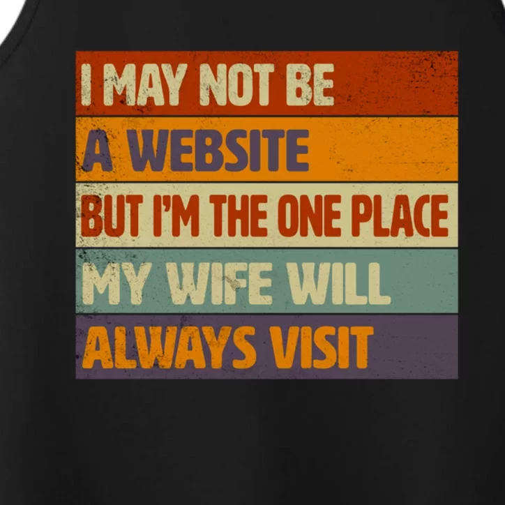 Funny Internet Husband Humor Quote For Him Funny Gift Performance Tank