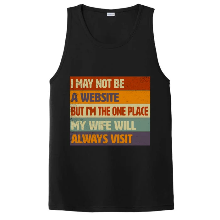 Funny Internet Husband Humor Quote For Him Funny Gift Performance Tank