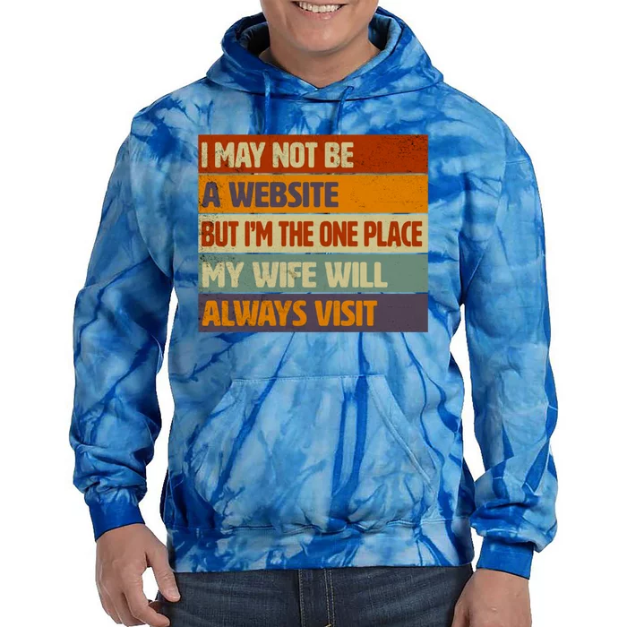 Funny Internet Husband Humor Quote For Him Funny Gift Tie Dye Hoodie