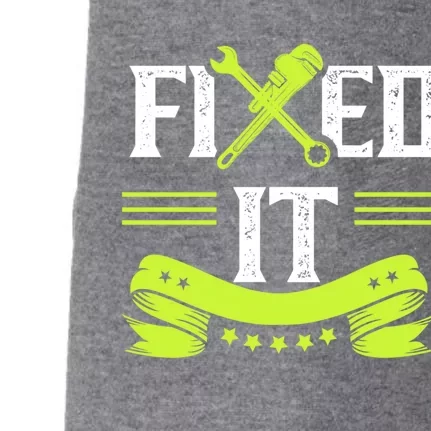 Fixed It Handy Mr Fix It Repair Fixing Tinkerer Gift Doggie 3-End Fleece Hoodie