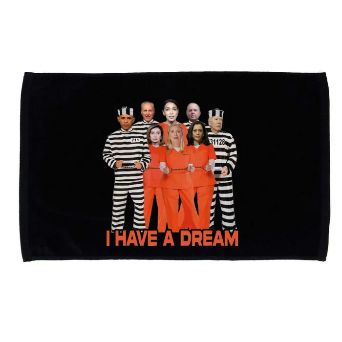 Funny I Have A Dream Microfiber Hand Towel