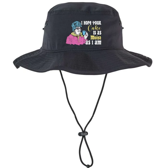 Funny I Hope Your Cake Is As Moist As I Am Legacy Cool Fit Booney Bucket Hat