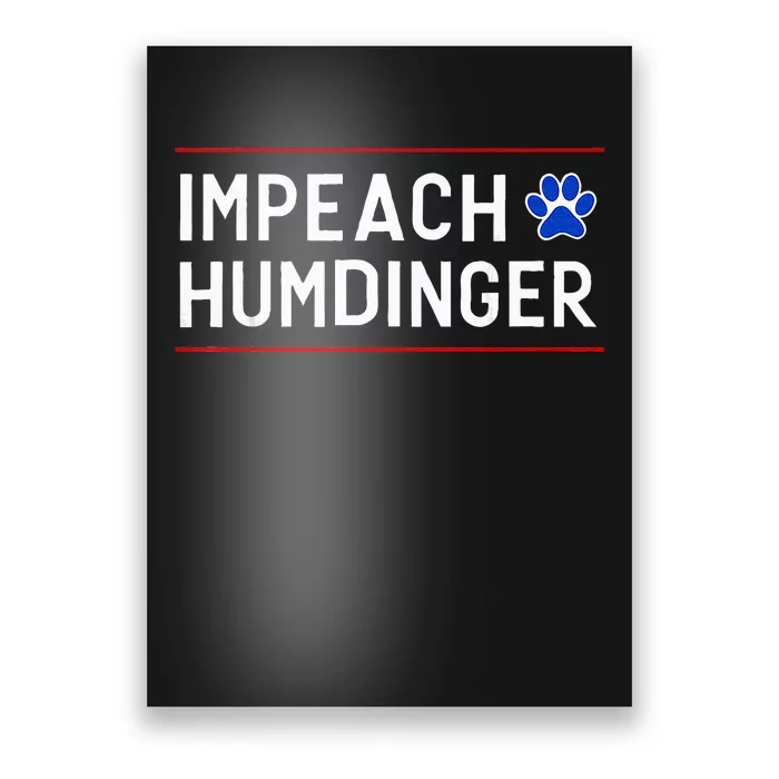 Funny Impeach Humdinger Poster