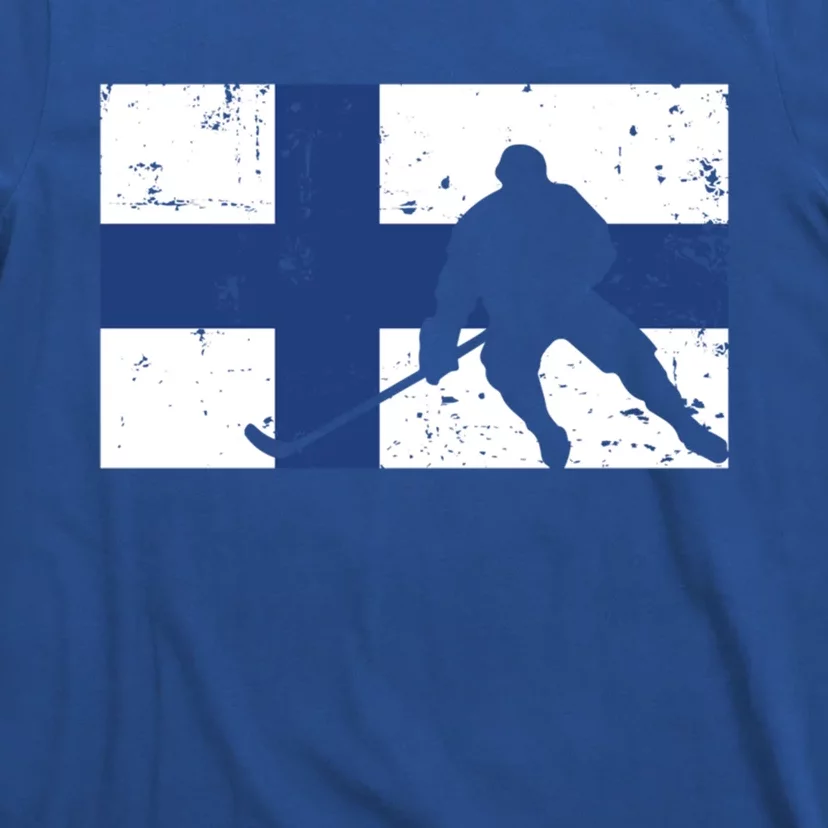 Finland Ice Hockey Finnish Suomi Flag Supporter Team Fan Great Gift T-Shirt