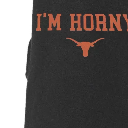 Funny I’M Horny Texas Doggie 3-End Fleece Hoodie