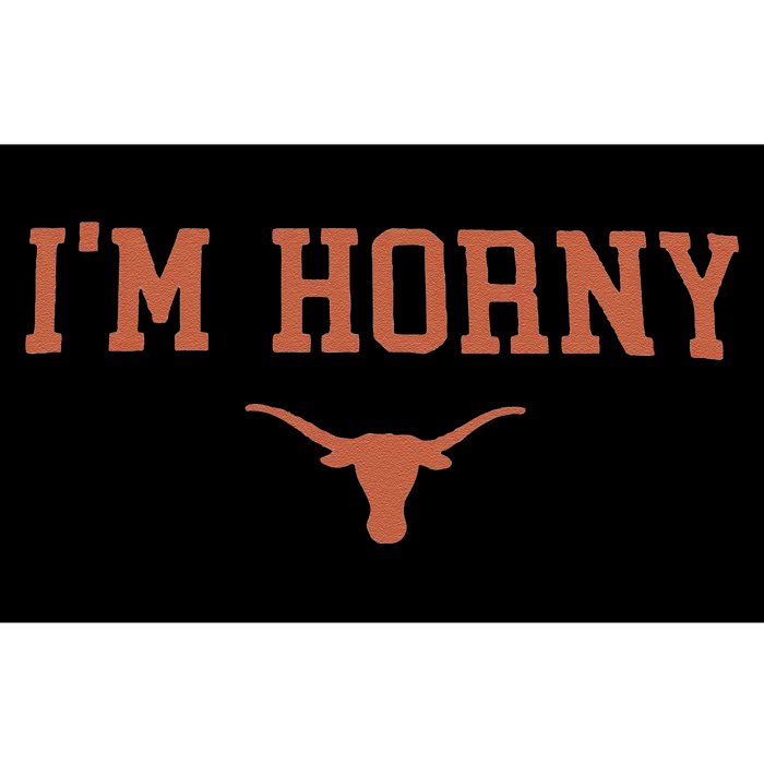 Funny I’M Horny Texas Bumper Sticker