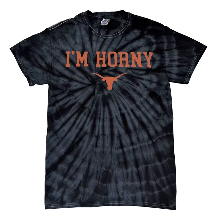 Funny I’M Horny Texas Tie-Dye T-Shirt