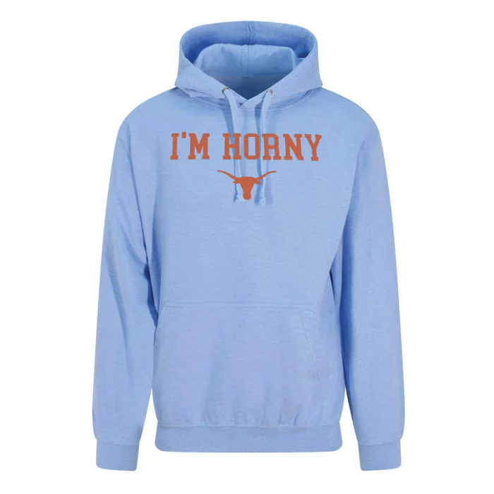 Funny I’M Horny Texas Unisex Surf Hoodie