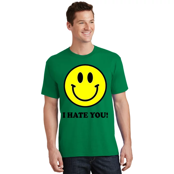 Funny I Hate You Emoji Shirt I Hate U Shirt I Hate U Emoji T-Shirt