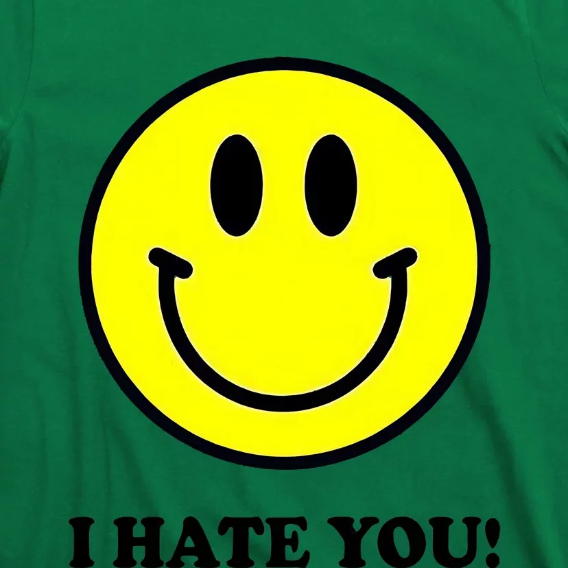 Funny I Hate You Emoji Shirt I Hate U Shirt I Hate U Emoji T-Shirt