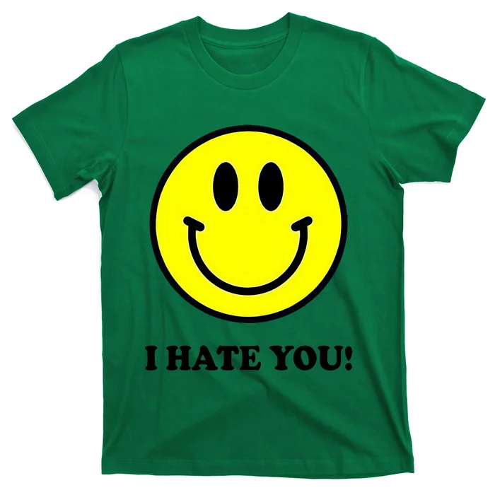 Funny I Hate You Emoji Shirt I Hate U Shirt I Hate U Emoji T-Shirt