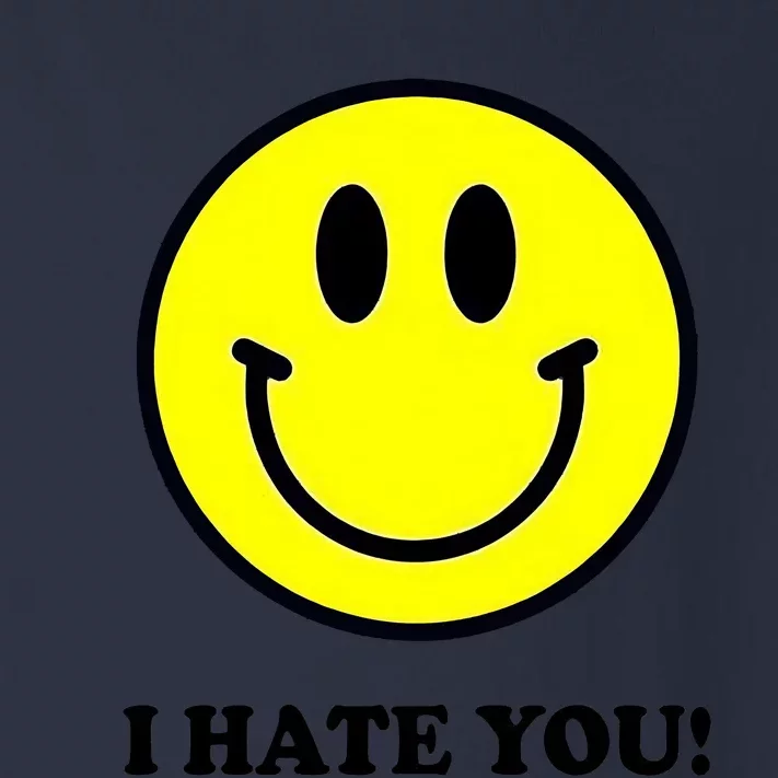 Funny I Hate You Emoji Shirt I Hate U Shirt I Hate U Emoji Toddler Long Sleeve Shirt