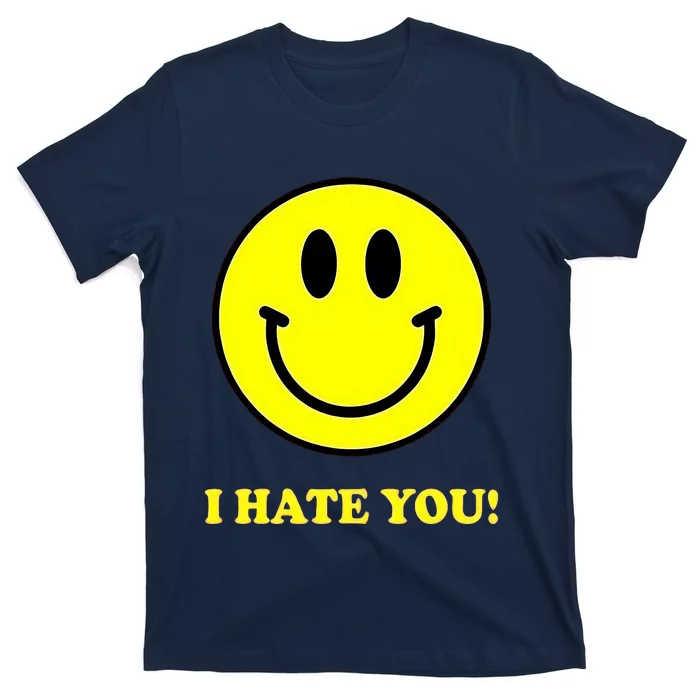 Funny I Hate You Emoji Shirt I Hate U Shirt I Hate U Emoji T-Shirt