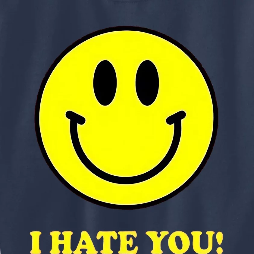 Funny I Hate You Emoji Shirt I Hate U Shirt I Hate U Emoji Kids Sweatshirt