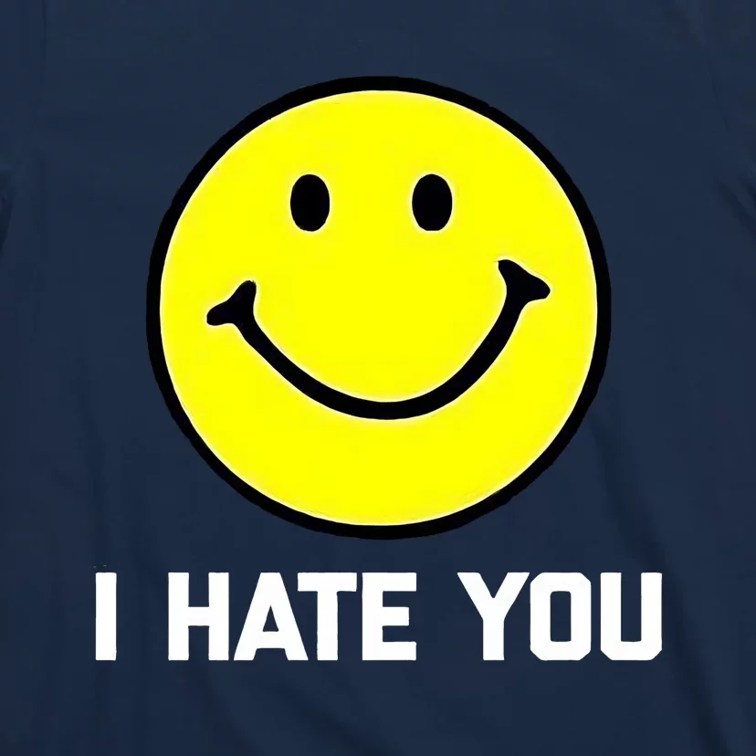 Funny I Hate You Emoji Shirt I Hate U Shirt I Hate U Emoji T-Shirt