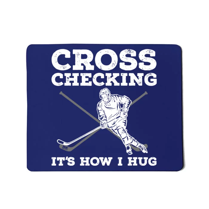 Funny Ice Hockey Art For Ice Hockey Lovers Mousepad