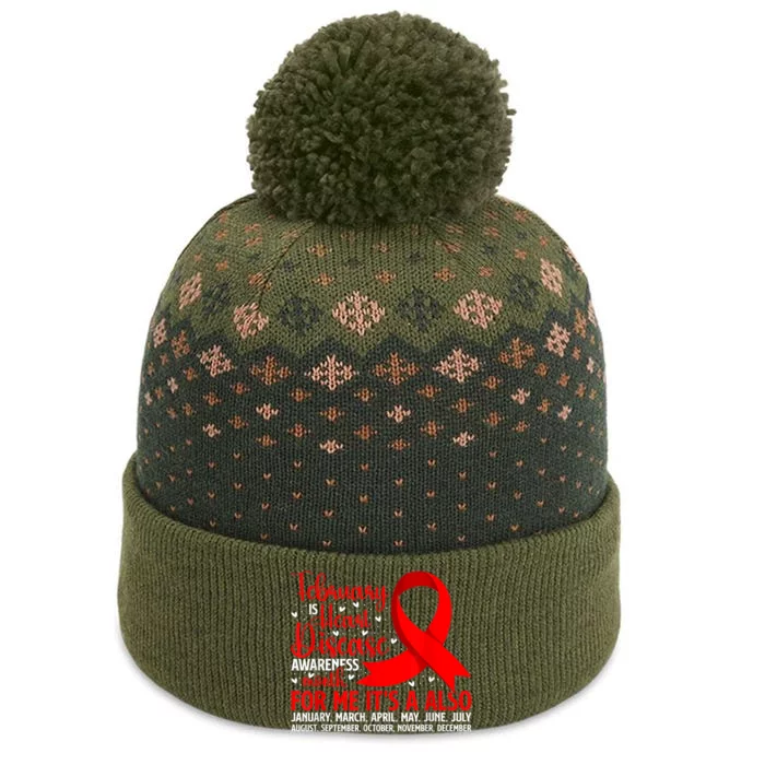 February Is Heart Disease Awareness Month Heart Disease The Baniff Cuffed Pom Beanie