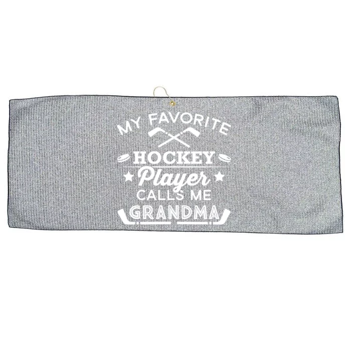 Favorite Ice Hockey Player Gift For Grandma Meaningful Gift Large Microfiber Waffle Golf Towel