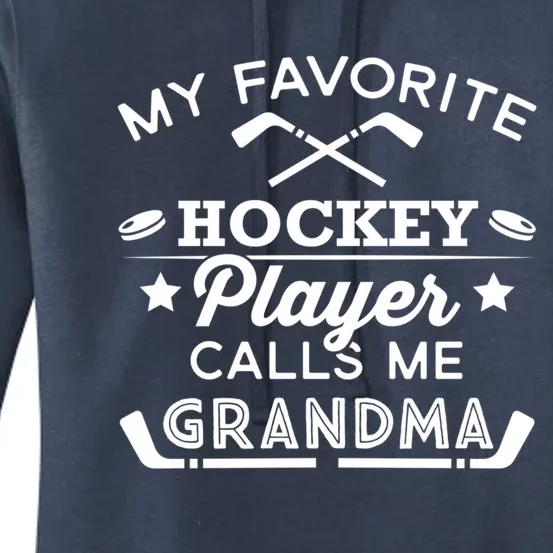 Favorite Ice Hockey Player Gift For Grandma Meaningful Gift Women's Pullover Hoodie