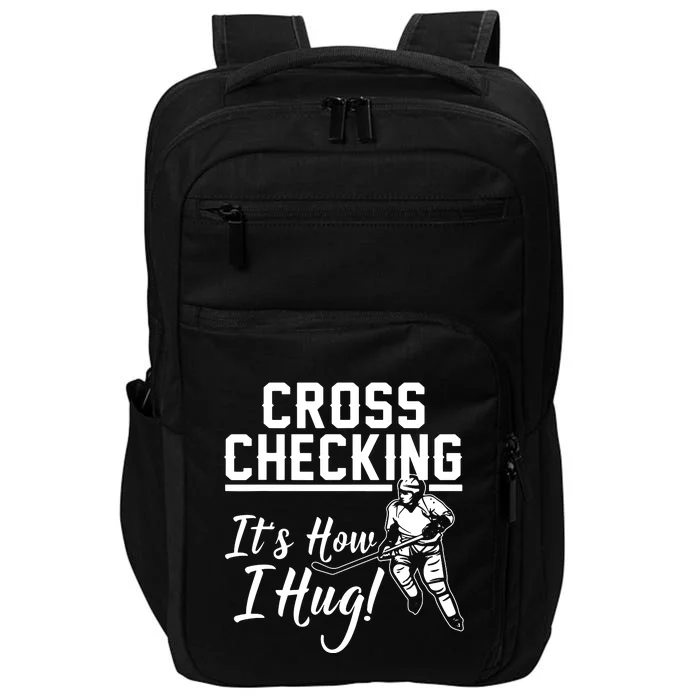 Funny Ice Hockey Gift For Cool Game Player Impact Tech Backpack