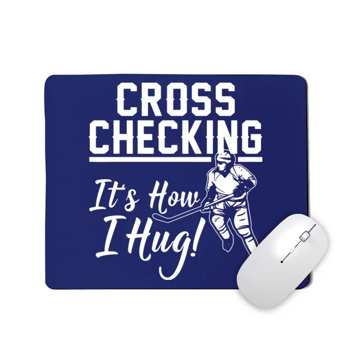 Funny Ice Hockey Gift For Cool Game Player Mousepad