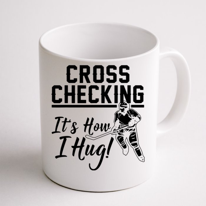 Funny Ice Hockey Gift For Cool Game Player Front & Back Coffee Mug