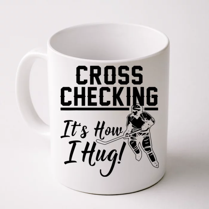 Funny Ice Hockey Gift For Cool Game Player Front & Back Coffee Mug