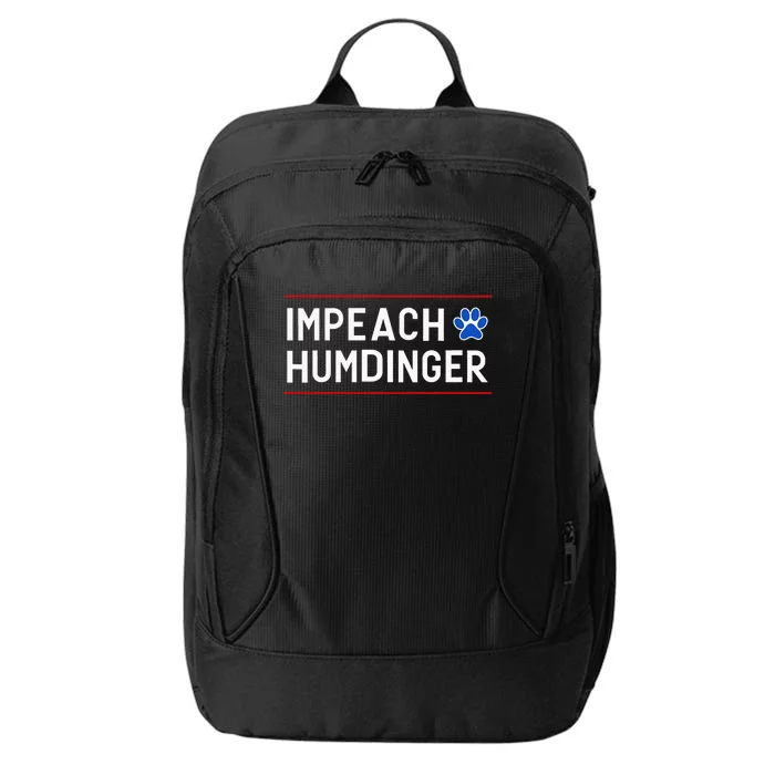 Funny Impeach Humdinger Tee City Backpack