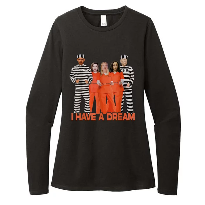 Funny I Have A Dream Womens CVC Long Sleeve Shirt