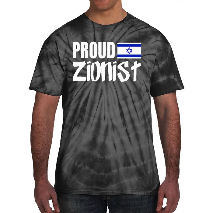 Free Israel Israel Flag Flag Of Israel Proud Zionist Tie-Dye T-Shirt