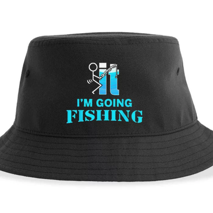 Fuck It I'm Going Fishing Sustainable Bucket Hat