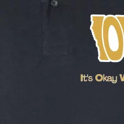 Funny Iowa Its Okay With Alcohol Iowa Joke Gift Softstyle Adult Sport Polo