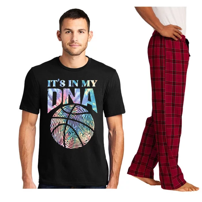 Funny Its In My DNA Girls Basketball Lover Basketball Fan Pajama Set