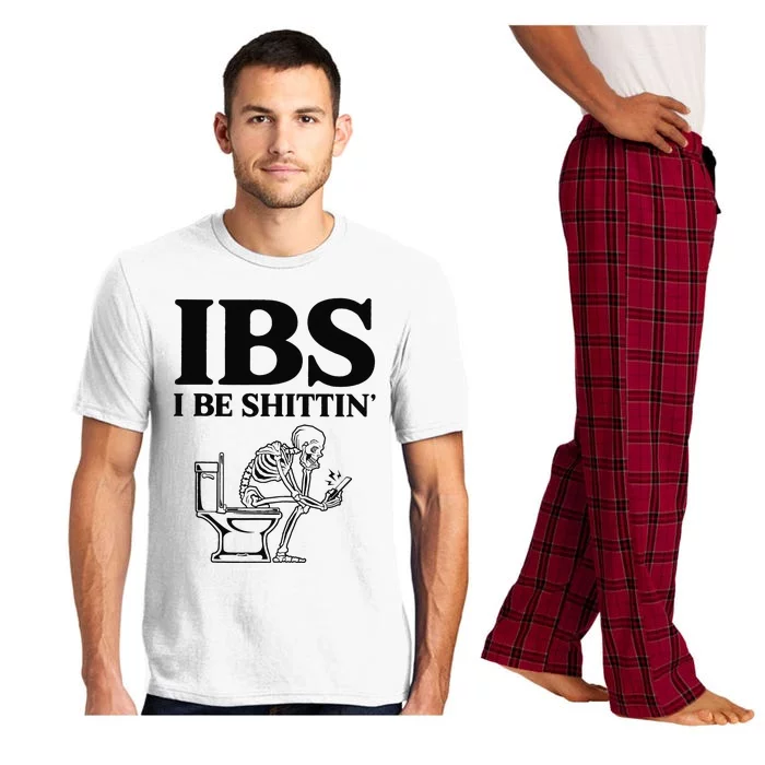 Funny Ibs I Be Shittin Skeleton Pajama Set